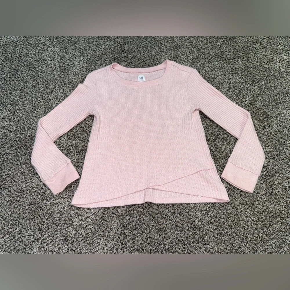 Gap pink long sleeve sweater